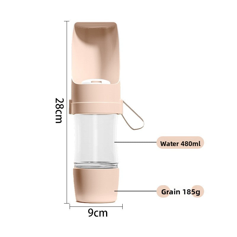 Portable Pet Water Feeder Outdoor Water Bottle for Dogs Cats