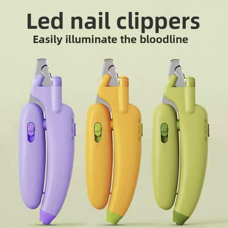 LED Pet Nail Clipper with Safety Guard