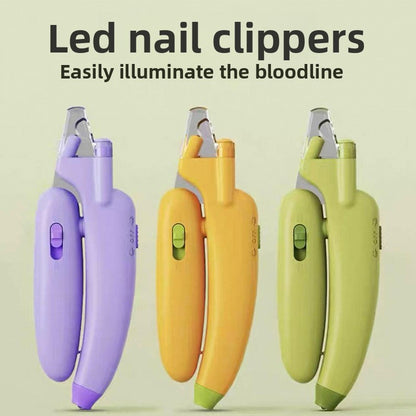 LED Pet Nail Clipper with Safety Guard