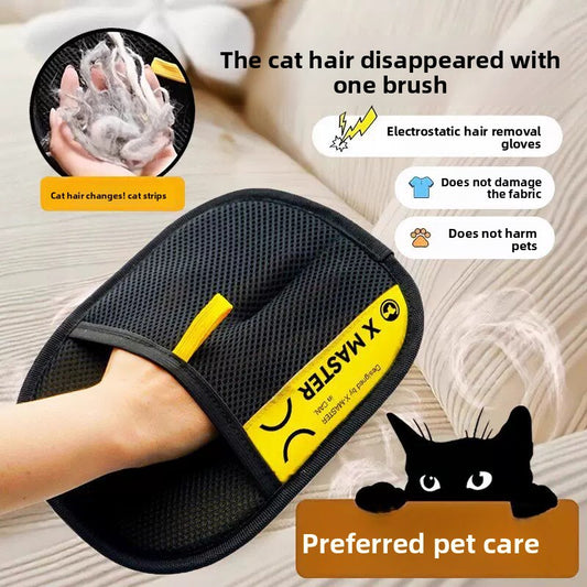 Pet Hair Removal Glove for Cats and Dogs