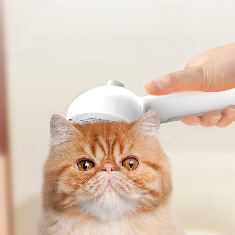 Electric Pet Grooming Comb with Spray Function – Gentle Grooming Made Easy 🐾