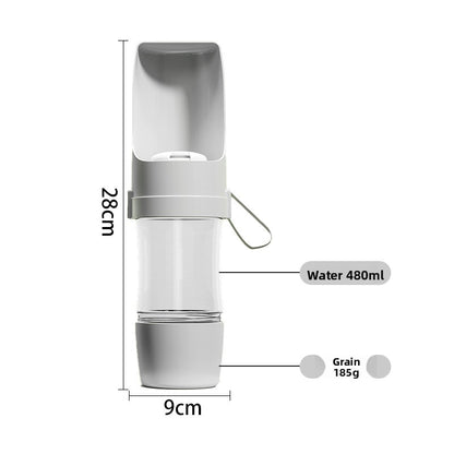 Portable Pet Water Feeder Outdoor Water Bottle for Dogs Cats