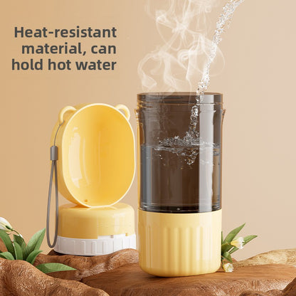 Portable Pet Water Feeder Outdoor Water Bottle for Dogs Cats