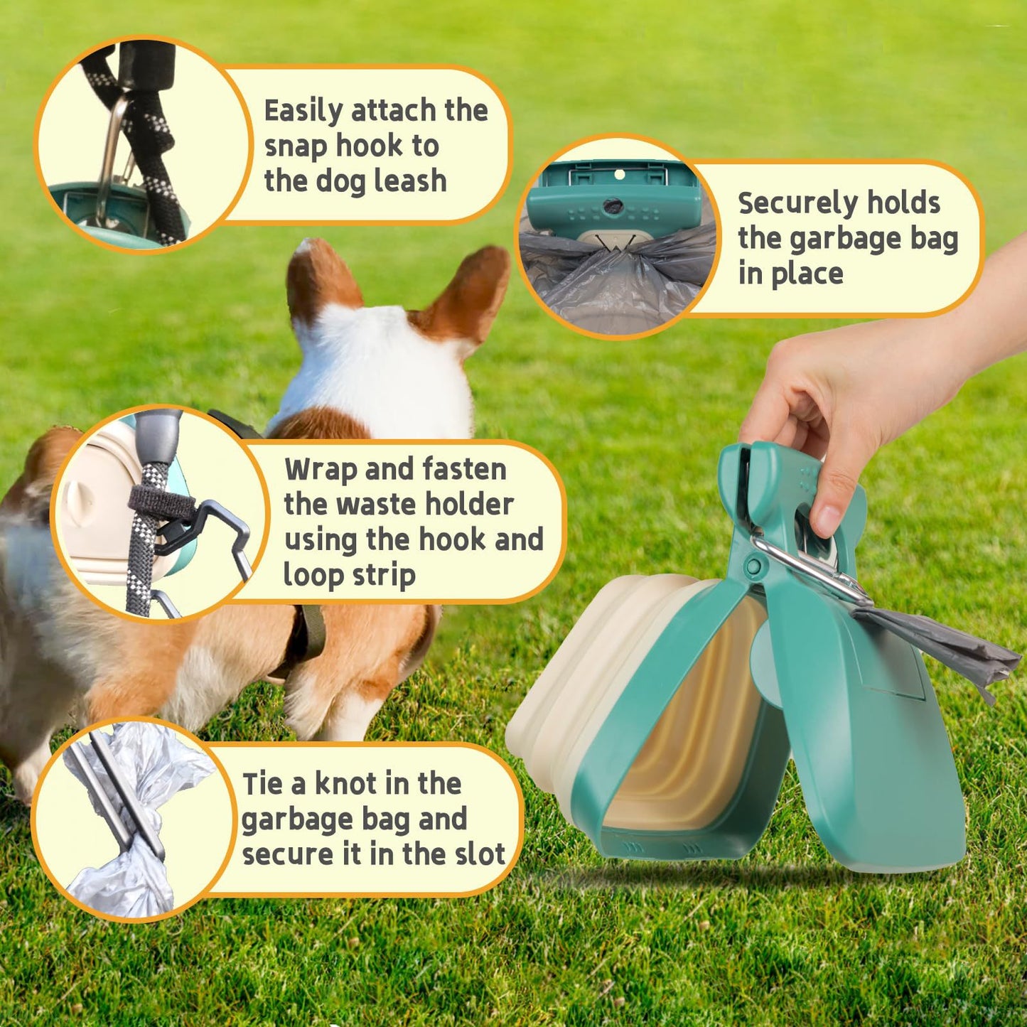 Portable Folding Pet Waste Scooper – Clean On the Go 🐾
