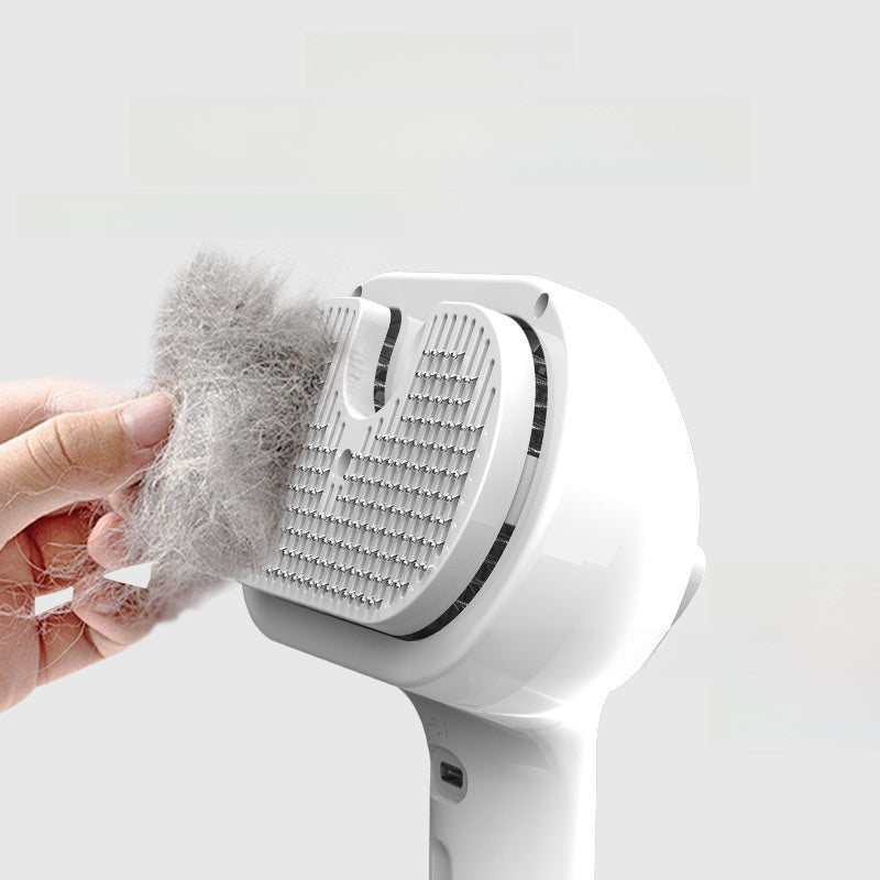 Electric Pet Grooming Comb with Spray Function – Gentle Grooming Made Easy 🐾