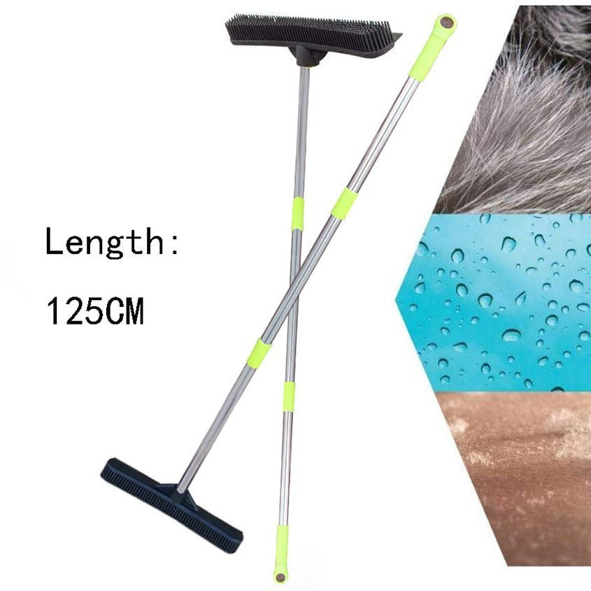 Rubber Pet Hair Removal Broom